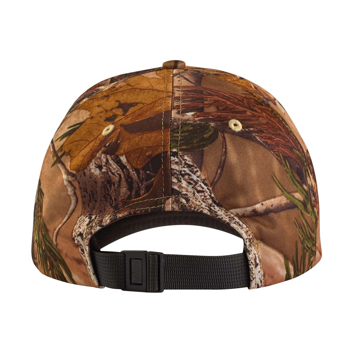 Back View Curved Snapback - Tree Camo