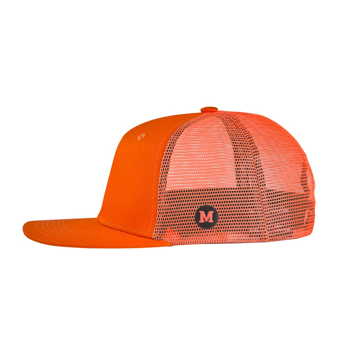 Blank Trucker Hat in Hunter Orange: Stylish and Bold