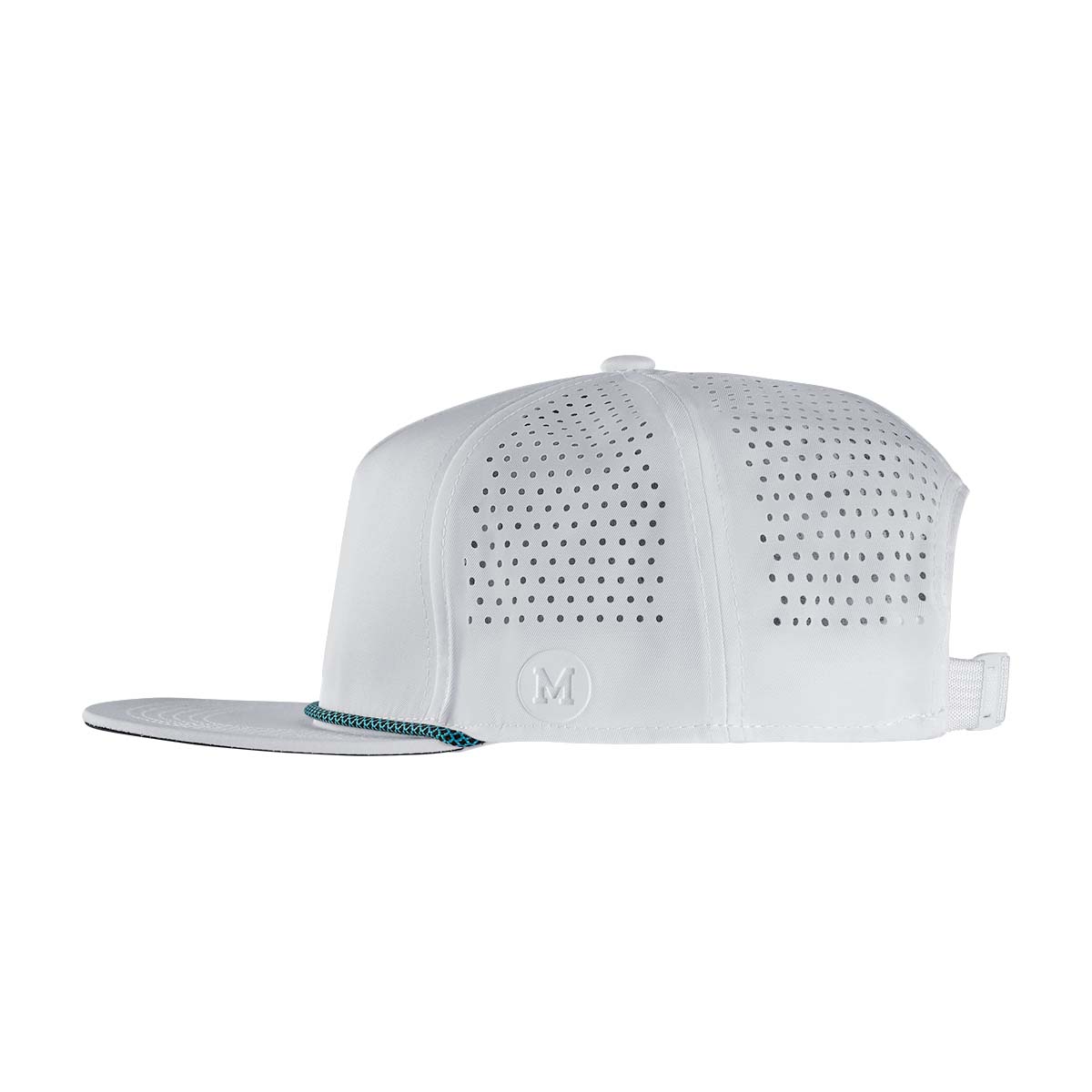 White Blank Rope Hat - Sleek Simplicity & Comfort