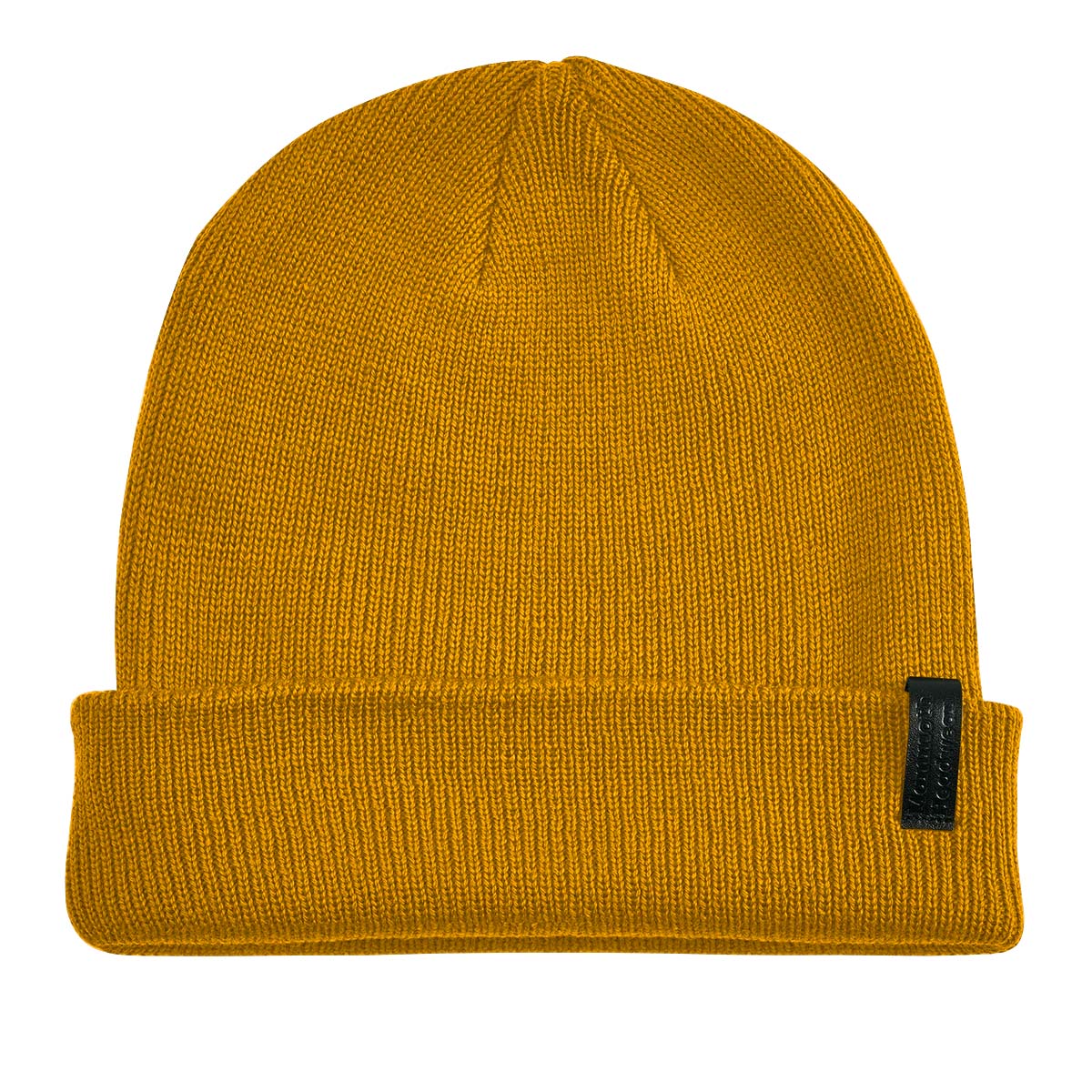 Mammoth Headwear Classic style Merino Wool beanie in gold