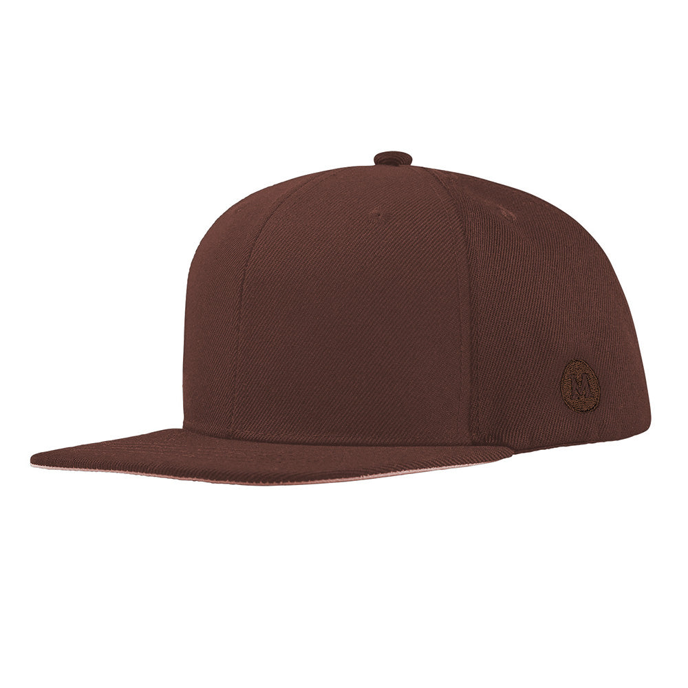 Brown Hat - Classic Blank Snapback - Stylish & Adjustable