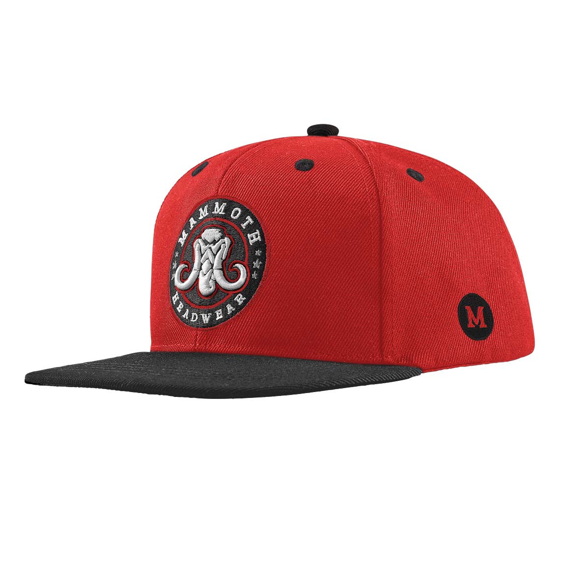 The Classic Snapback Hat in Red by Mammoth Headwear