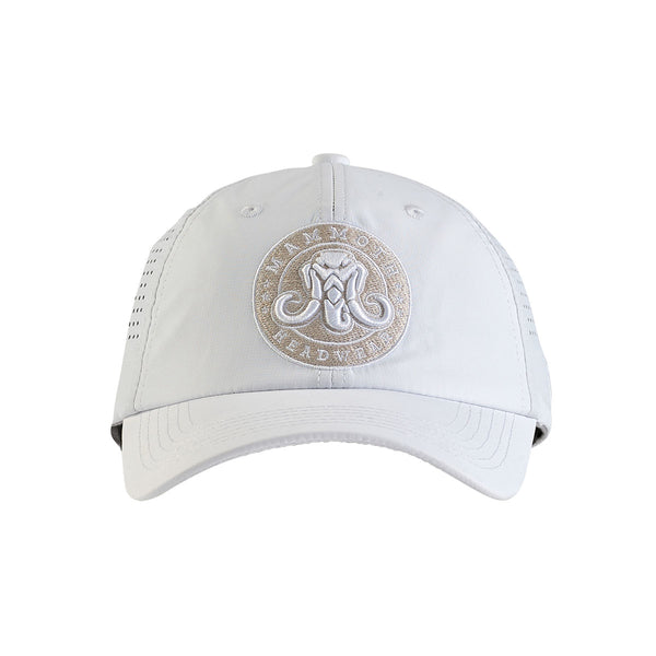 White Snapback - - Its at Classic Finest Mammoth Performance Headwear