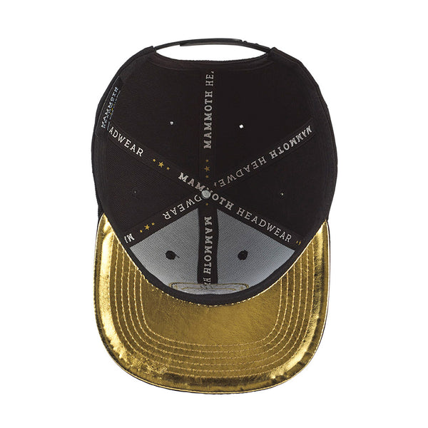 Elegant Gold Classic Snapback - Sleek & Comfortable Blue